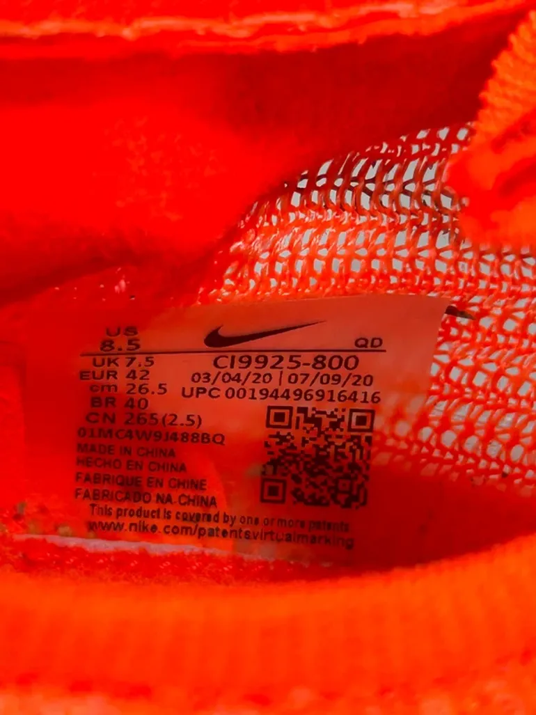 Brugt Orange ZoomX Alphafly Next% bike — billede 8 af 10