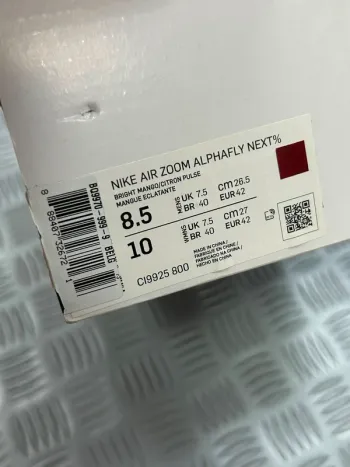 Brugt Orange ZoomX Alphafly Next% bike — billede 10 af 10
