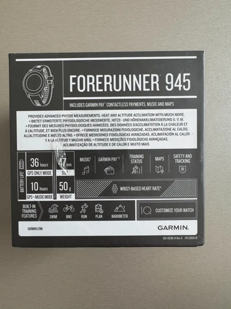 Używany Garmin Forerunner 945 bike — zdjęcie 2 z 6