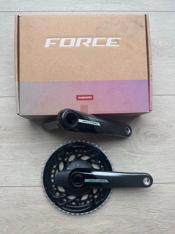 Używany Sram Force AXS Power Meter Crankset 2025 Drivetrain & Pedals