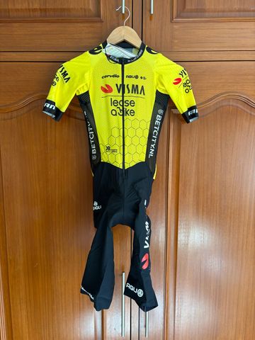 Použité AGU Visma Lease a Bike Racesuit S Cycling Clothing