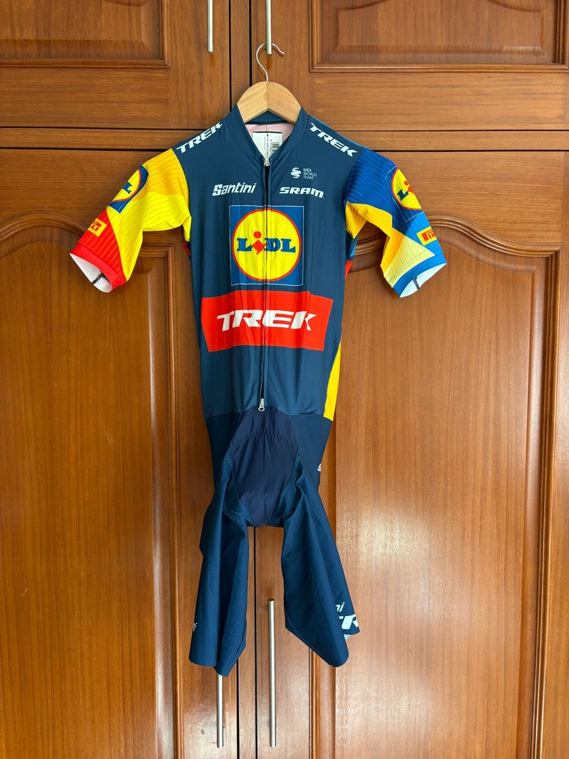 Used Santini Lidl-Trek Racesuit Original Cycling Clothing