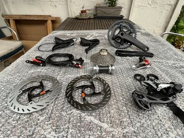 Brugt Shimano GRX 610 2x11v groupset 2026 Groupset