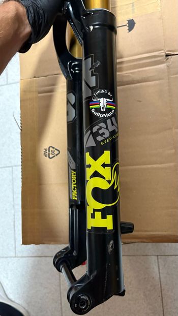 Brugt Fox 34 SC Factory Fork bike — billede 4 af 12