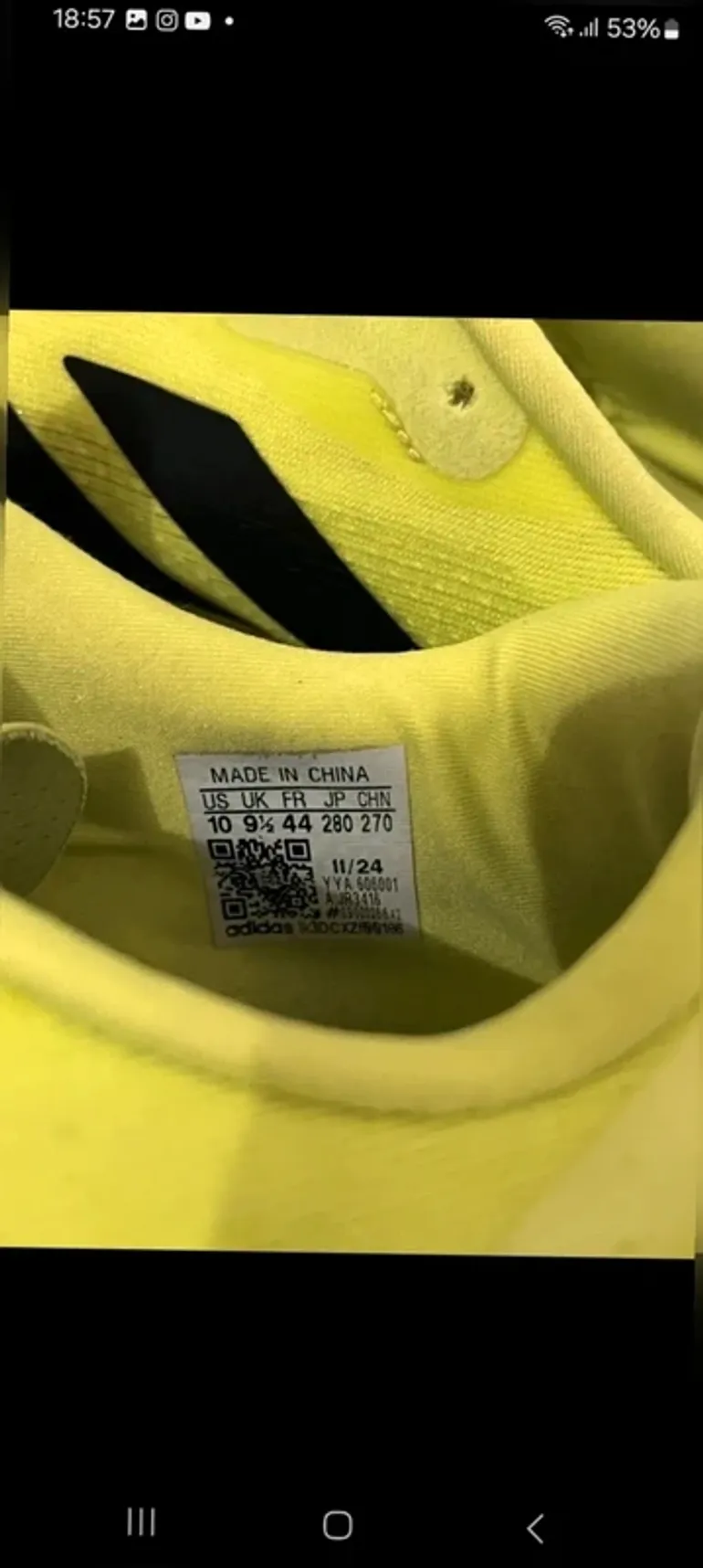 Adidas Running Shoes bike usato — immagine 4 di 12