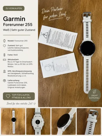 Brugt Garmin Forerunner 255 Music Electronics