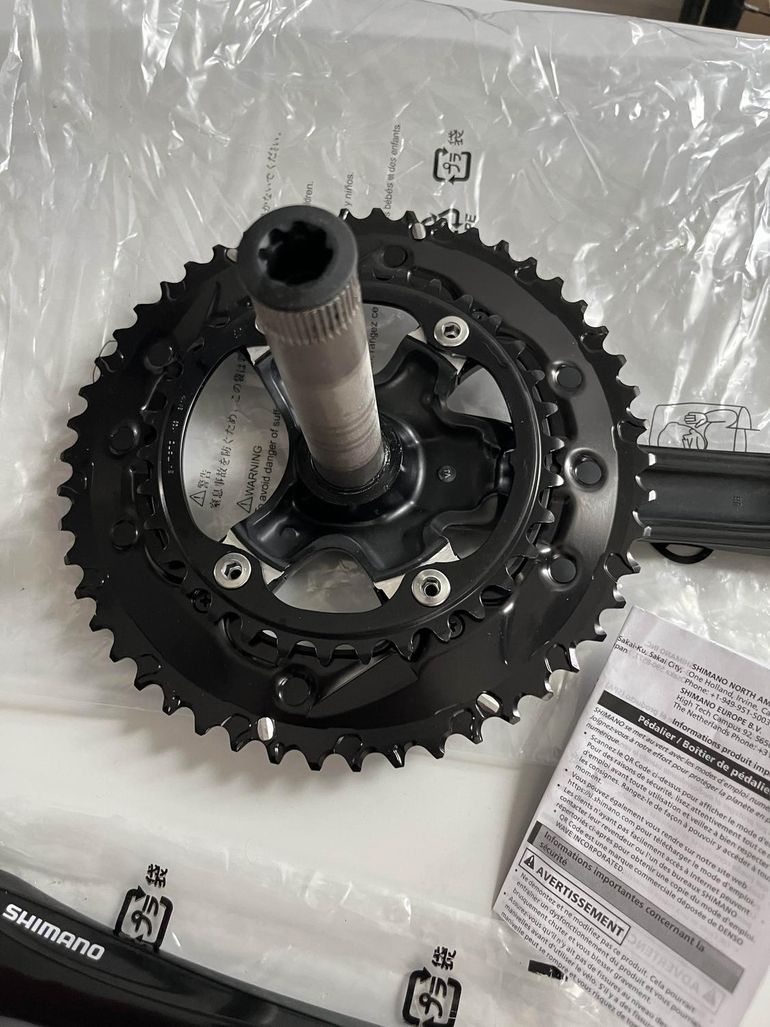 Brugt Shimano pédalier shimano 520 12v bike — billede 5 af 5