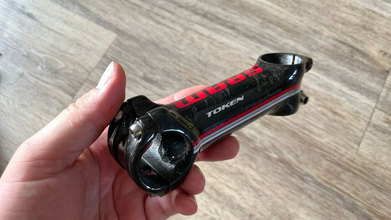 token Road Carbon Stem 2016 Cockpit usato