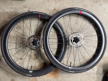 Used Wilier Miche NDR38 Carbon Disc Wheels