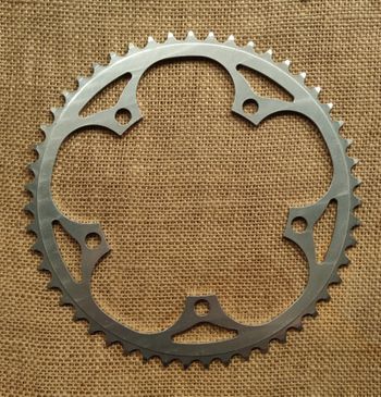 Brugt Miche Primato Pistard track pista fixed gear fixie 50t 135 BCD 1/8 chainring Drivetrain & Pedals