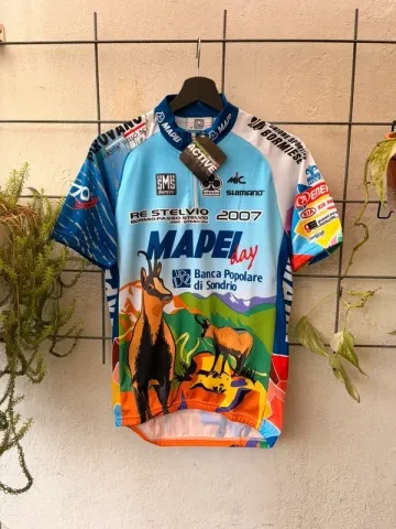 Gebrauchtes Santini MAPEI Day x Re Stelvio Bormio 2007 Cycling Clothing