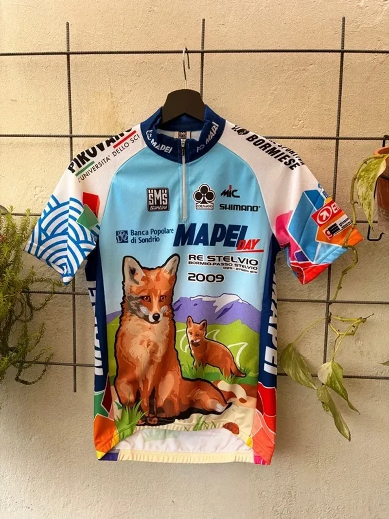 Santini MAPEI Day 2009 x Re Stelvio Bormio Cycling Clothing d'occasion