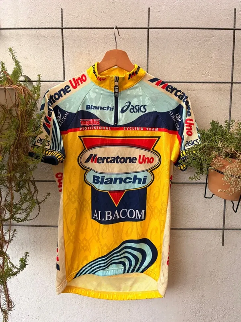 Used Asics Cycling Team x x Marco Pantani x Tour de Francede France 1998 Cycling Clothing