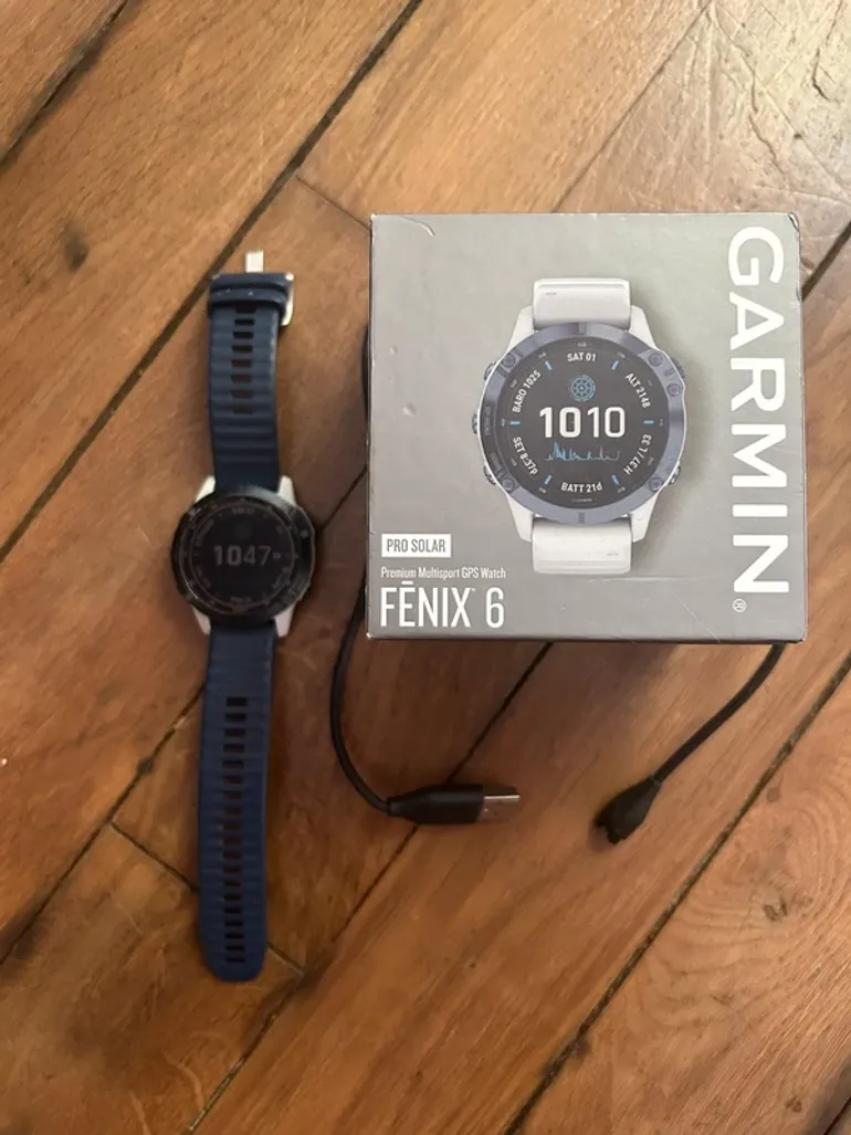 Brugt Garmin Fenix 6 Pro Solar bike — billede 2 af 9