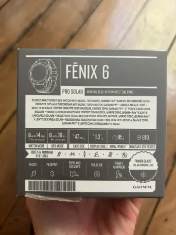 Brugt Garmin Fenix 6 Pro Solar bike — billede 9 af 9