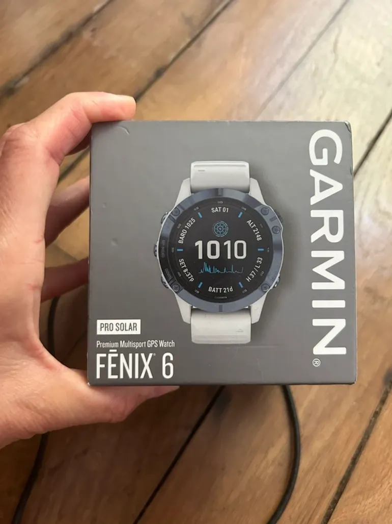 Brugt Garmin Fenix 6 Pro Solar bike — billede 8 af 9