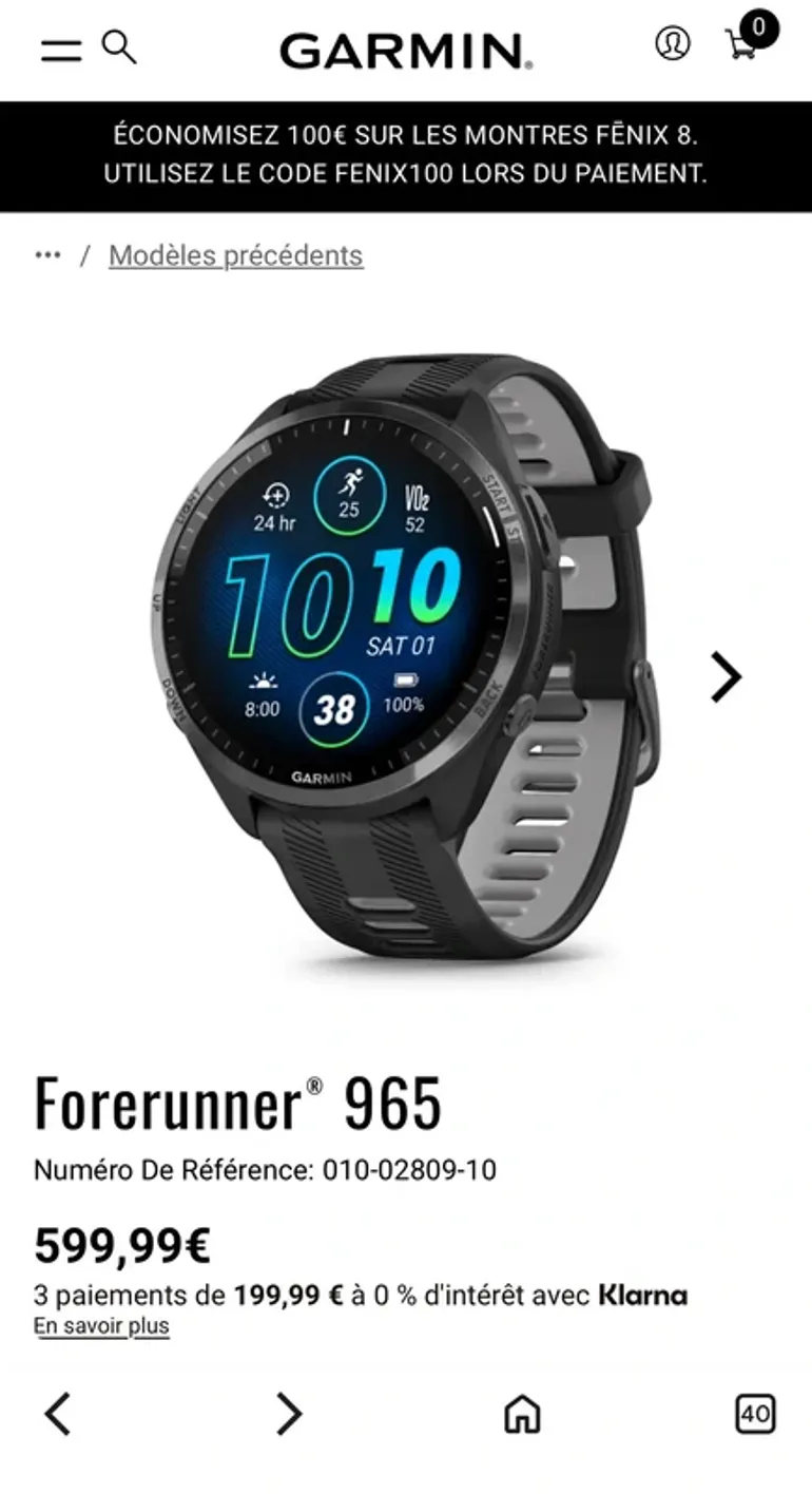 Brugt Garmin Forerunner 965 2025 bike — billede 7 af 7