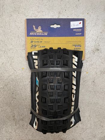 Used Michelin E-Wild Front Mixed Terrain Tyres & Tubes