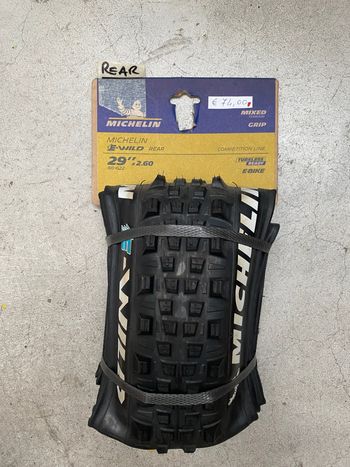 Used Michelin E-Wild Rear Tyres & Tubes