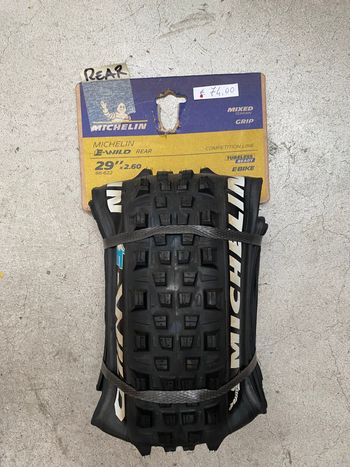 Used Michelin E-Wild Rear Mixed Terrain Tyres & Tubes