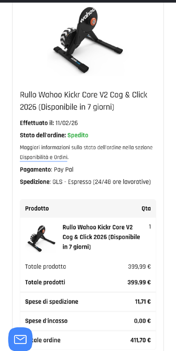 Tweedehands Wahoo Kickr Core V2 Cog & Click 2026 Cycling Accessories