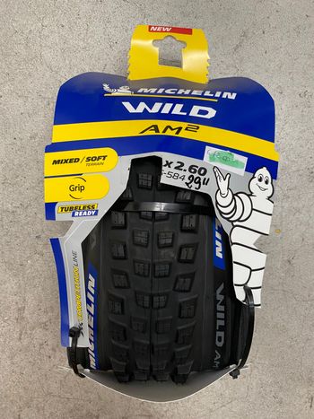 Used Michelin Wild AM2 Mixed Soft Terrain Tyres & Tubes