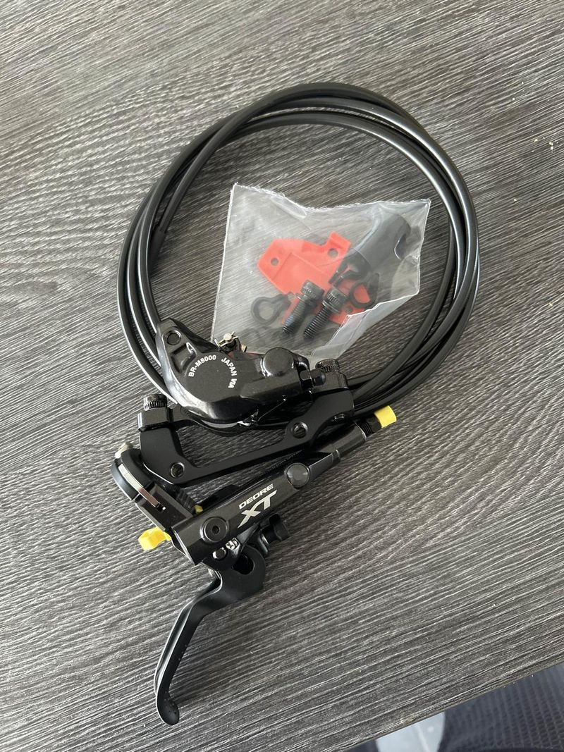 Gebrauchtes Shimano kit levier et étrier durite frein deore xt droit BR-M8000 Brakes