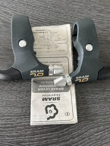 Brugt Sram leviers freins Sram 7.0 bike — billede 2 af 3