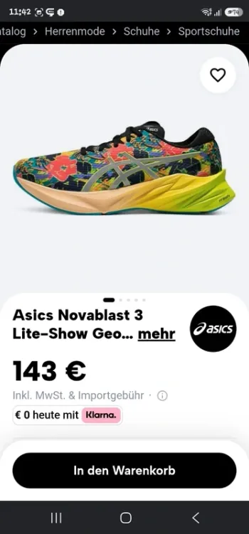 Gebrauchtes Asics Novablast 3 Lite bike — Bild 11 von 11
