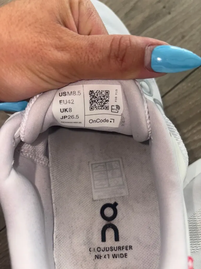 On Running On Blanche Running Shoes bike de segunda mano — imagen 9 de 9