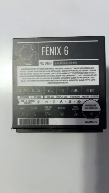 Używany Garmin Fenix 6 Pro Solar bike — zdjęcie 9 z 10