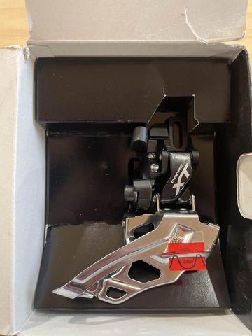 Used Shimano dérailleur avant double vtt Drivetrain & Pedals