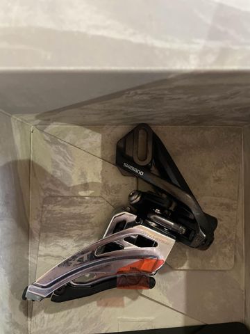 Used Shimano dérailleur avant double vtt Drivetrain & Pedals