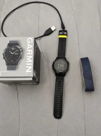 Used Garmin Fenix 5 Sapphire Edition Electronics