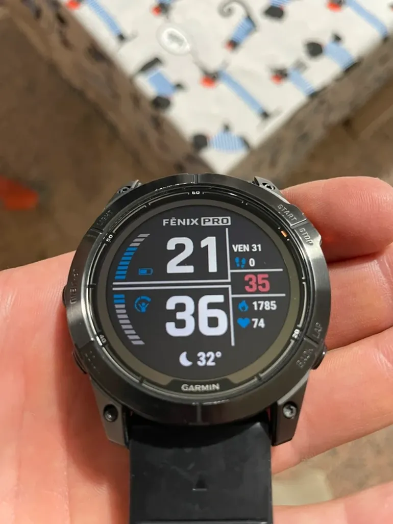 Gebrauchtes Garmin fēnix 7X Pro Solar bike — Bild 2 von 6