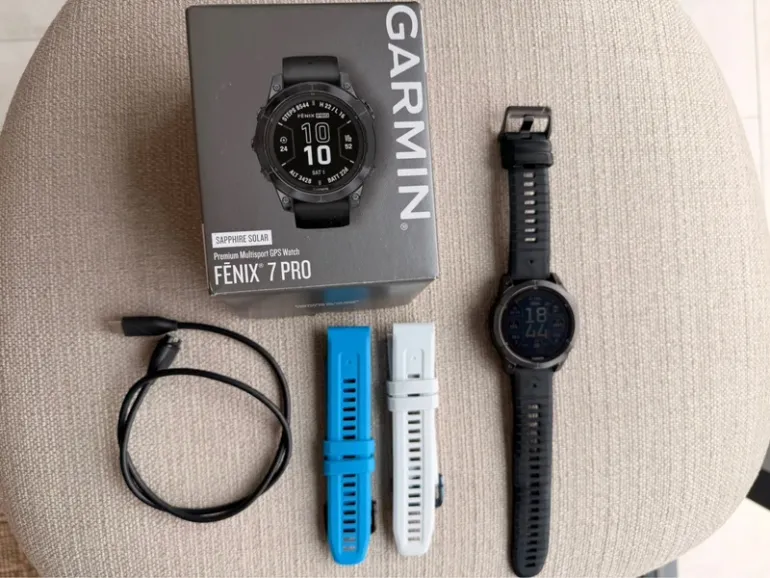 Gebrauchtes Garmin Fenix 7 Pro Sapphire Solar bike — Bild 4 von 12