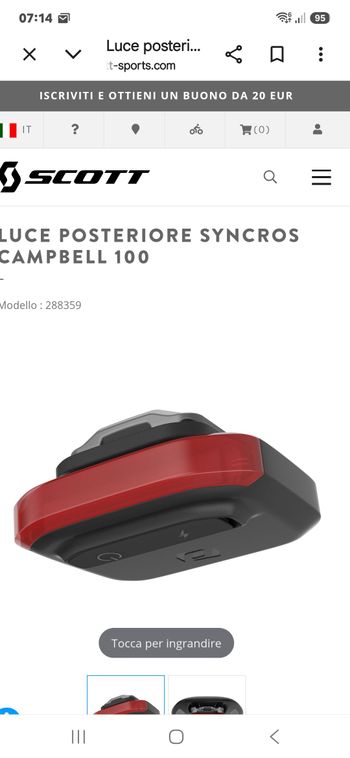 Brugt Syncros Campbell Rear Light bike — billede 3 af 3