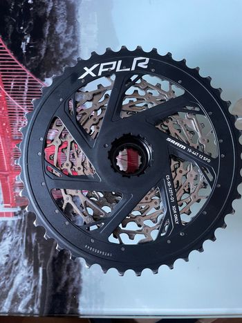 Used Sram Force XPLR 10-44 Cassette Drivetrain & Pedals