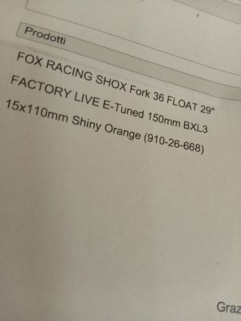 Brugt Fox 36 factory live bike — billede 6 af 12