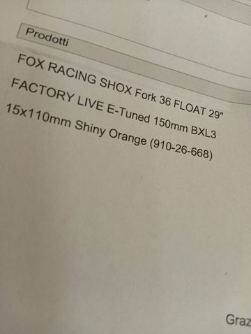Używany Fox 36 factory live bike — zdjęcie 6 z 12