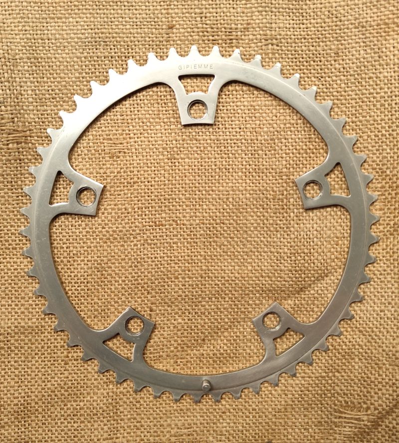Brugt GIPIEMME 53t 144 BCD 3/32 Chainring Drivetrain & Pedals