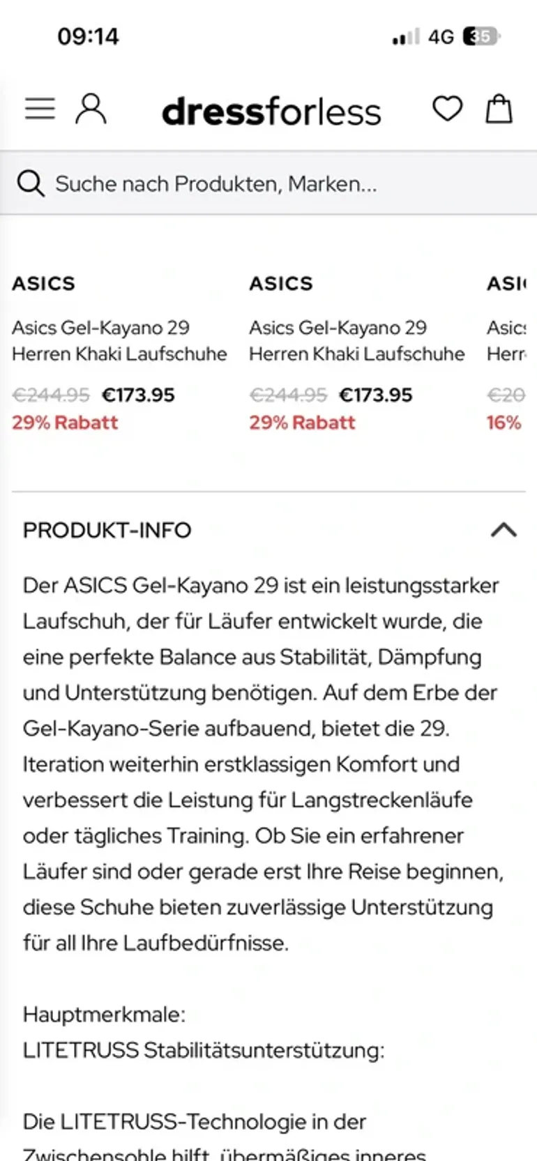 Used Asics Gel Kayano 29 bike — image 12 of 12