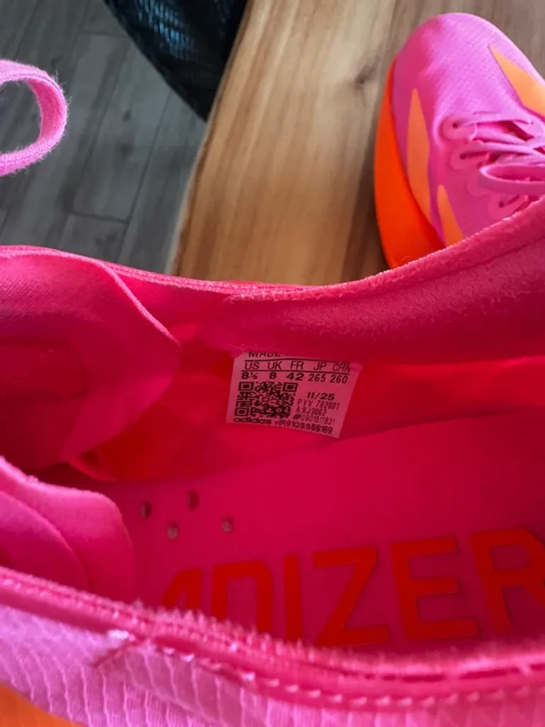 Orange adizero adios pro 4 bike d'occasion — image 4 sur 4