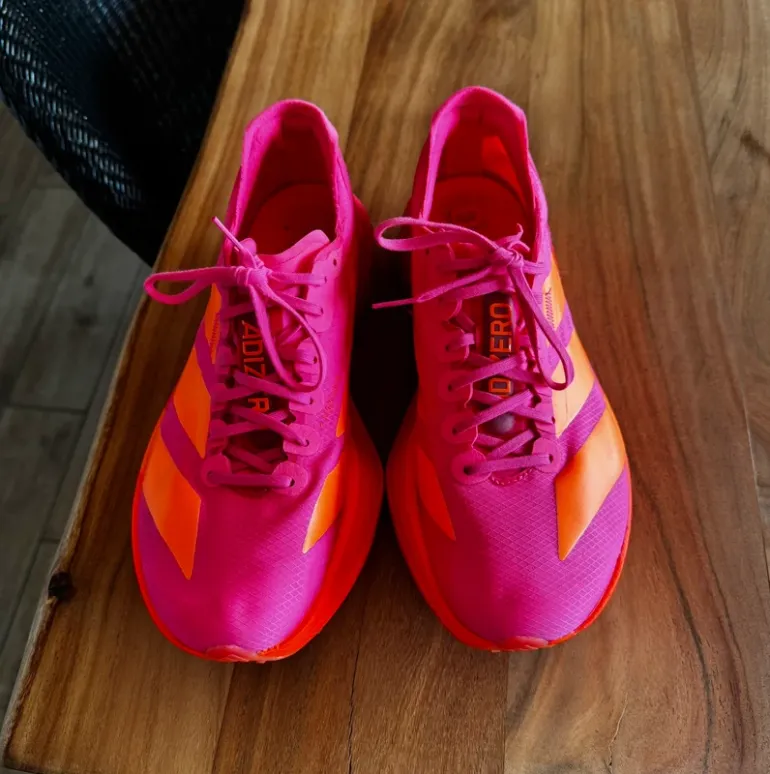Orange adizero adios pro 4 bike d'occasion — image 3 sur 4