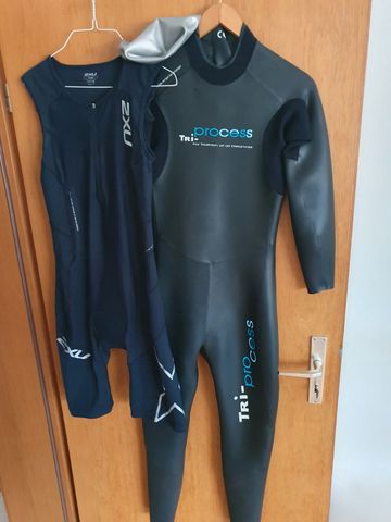 Gebrauchtes 2XU Triathlon Profi-Set Neoprenanzug und Einteiler XL 2021 Cycling Clothing