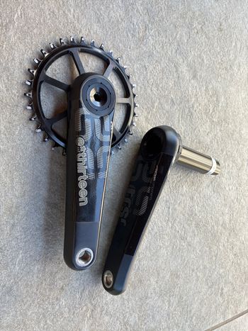 Gebrauchtes E*Thirteen TRS Race Carbon Crankset 2024 Drivetrain & Pedals