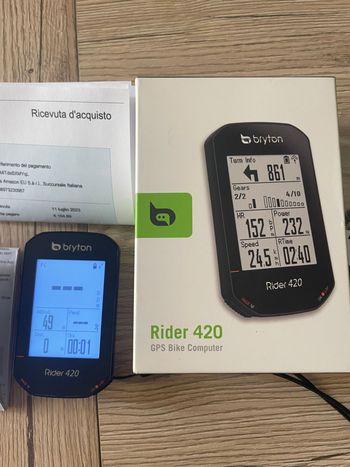 Gebrauchtes Bryton Rider 420 2023 Cycling Accessories