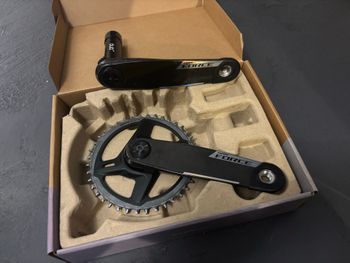 Used Sram Force E1 XPLR Crankset with Quarq Power Meter 2026 Drivetrain & Pedals