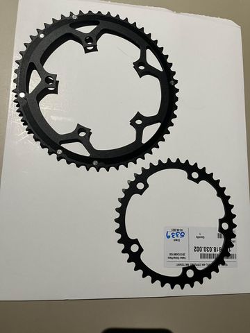 Tweedehands Rotor Plateaux rotor 53/39 Drivetrain & Pedals
