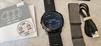 Used Garmin Fenix 6x Pro Solar bike — image 11 of 13